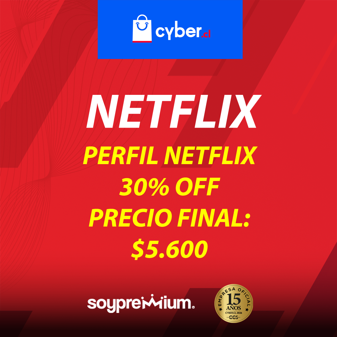Activación Netflix - Perfil 1 Mes UHD 4K